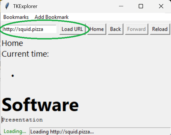 Load URL field