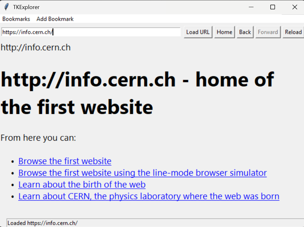 TKExplorer Example Screenshot